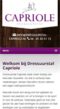 Mobile Screenshot of dressuurstal-capriole.nl